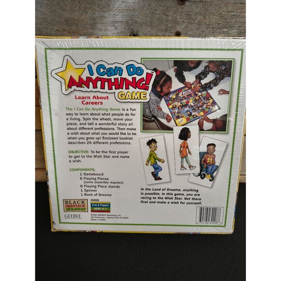 NEW & SEALED I Can Do Anything Board Game Black Heritage Series 1999 - Picture 2 of 2